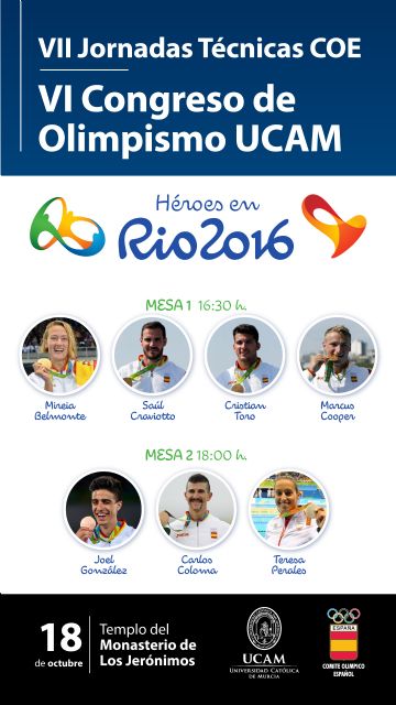 La UCAM se viste de olimpismo recibiendo a siete de los medallistas de Río 16 - 1, Foto 1