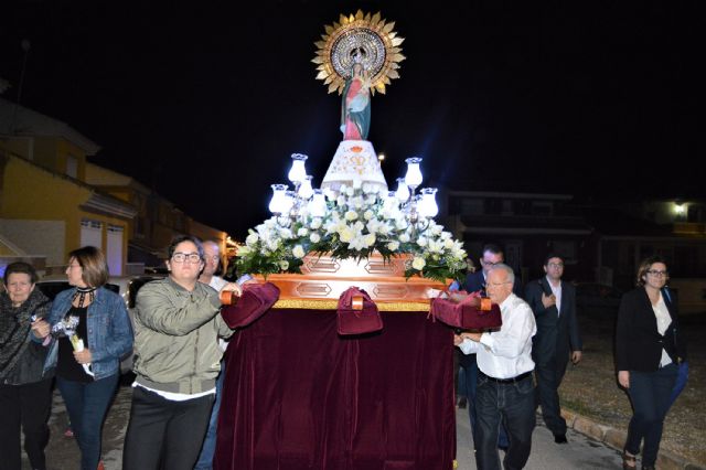 La procesión de la Virgen del Pilar dio por concluidas las fiestas del barrio de la Florida - 5, Foto 5