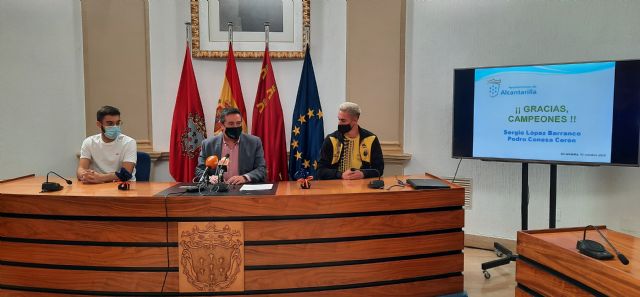 El alcalde recibe a los atletas Sergio López y Pedro Conesa - 2, Foto 2