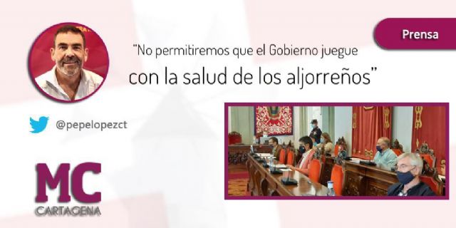 MC da voz a los vecinos de La Aljorra en el Pleno para poner la contaminación de esta diputación en la agenda del Gobierno municipal - 1, Foto 1