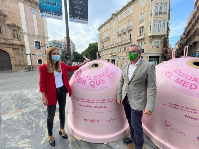 El Ayuntamiento de Murcia y Ecovidrio presentan la campaña solidaria 'Recicla Vidrio por ellas' - 1, Foto 1