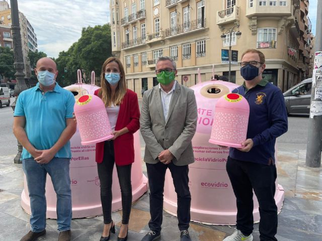 El Ayuntamiento de Murcia y Ecovidrio presentan la campaña solidaria 'Recicla Vidrio por ellas' - 2, Foto 2