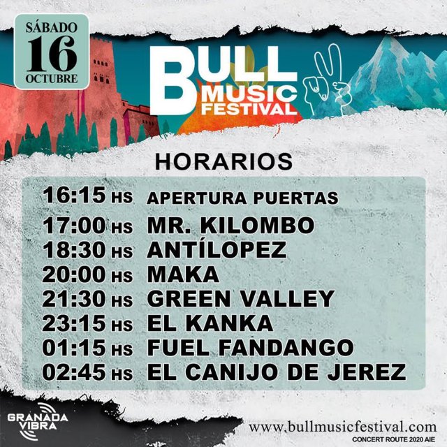 BULL MUSIC FESTIVAL arranca mañana sábado 16 con su primer día grande lleno de fusión y mestizaje - 1, Foto 1