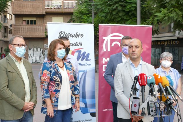 El servicio gratuito de transporte público urbano arranca hoy viernes 15 de octubre en Molina de Segura - 1, Foto 1