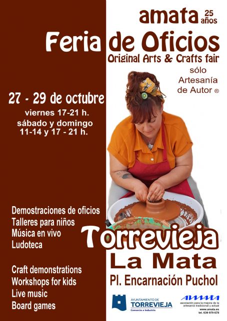 Una Feria de Oficios con auténtica artesanía cierra el Mes de Comercio Local de Torrevieja - 2, Foto 2