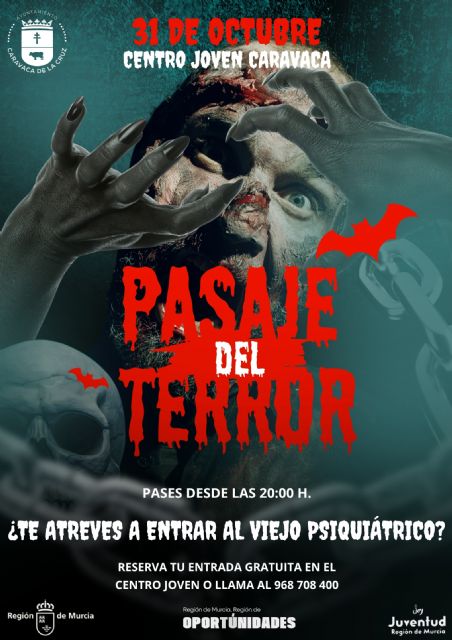 El Centro Joven de Caravaca se convertir� en un escalofriante 'Pasaje del Terror' con motivo de Halloween
