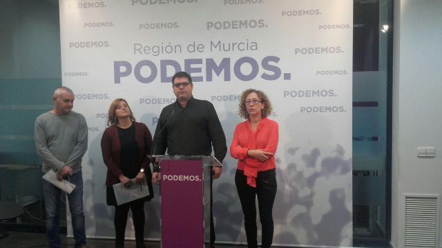 Podemos exige al Gobierno regional que trabaje para desbloquear el corredor Mediterráneo - 1, Foto 1