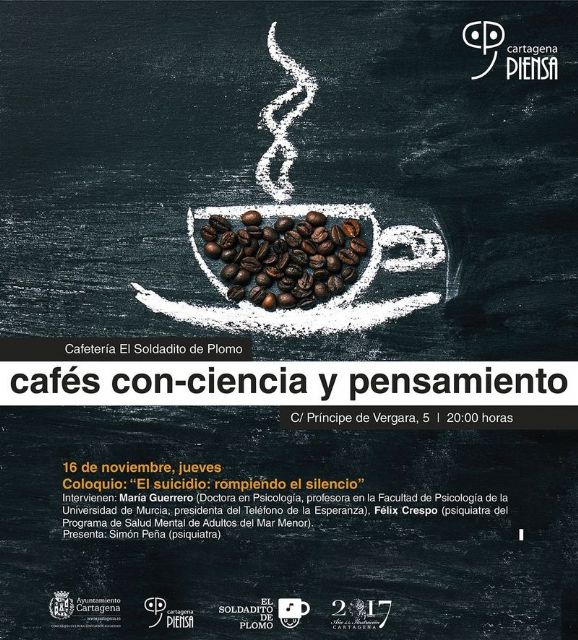 Cafe con-ciencia y pensamiento debate el tabu del suicidio - 1, Foto 1