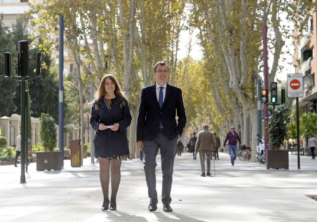 Abierto al completo el paseo Alfonso X como el eje peatonal y monumental más importante de Murcia - 1, Foto 1