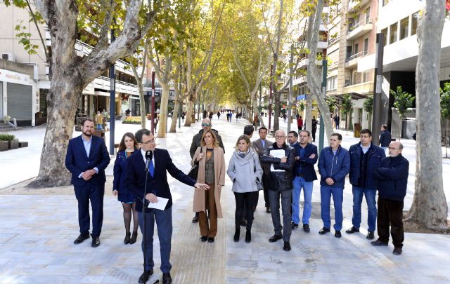 Abierto al completo el paseo Alfonso X como el eje peatonal y monumental más importante de Murcia - 2, Foto 2