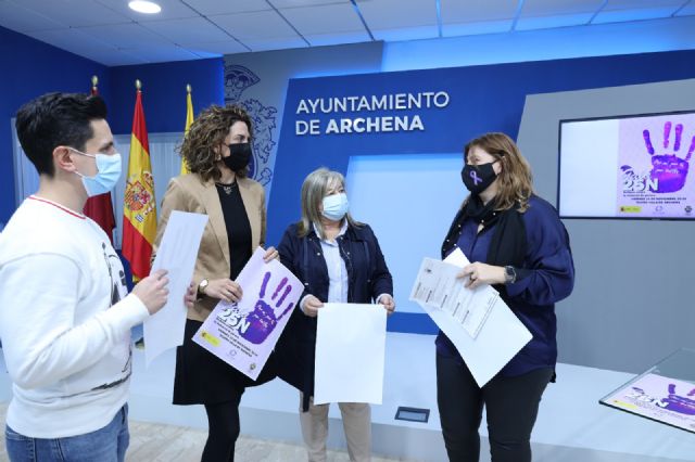 La alcaldesa de Archena presenta un variado programa de actividades con motivo del Día Internacional de la Eliminación de la Violencia contra la Mujer - 1, Foto 1