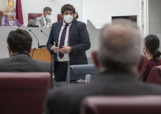 López Miras responderá el próximo miércoles a las preguntas de los portavoces parlamentarios - 1, Foto 1