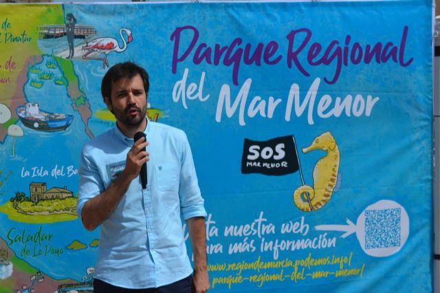 Javier Sánchez Serna: Podemos es el único partido que no ha mercadeado nunca con las soluciones para el Mar Menor y la gente lo sabe - 1, Foto 1