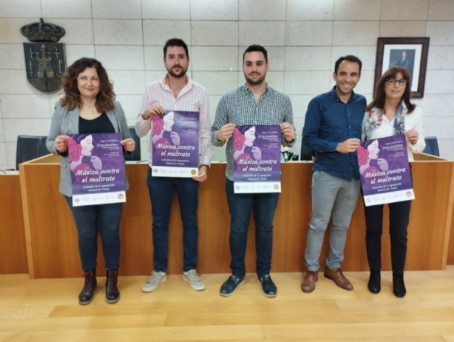 “Música contra el maltrato”, el concierto que organiza la Agrupación Musical con motivo del Día Internacional contra la Violencia de Género, tendrá lugar el 25-N en el Cine Velasco