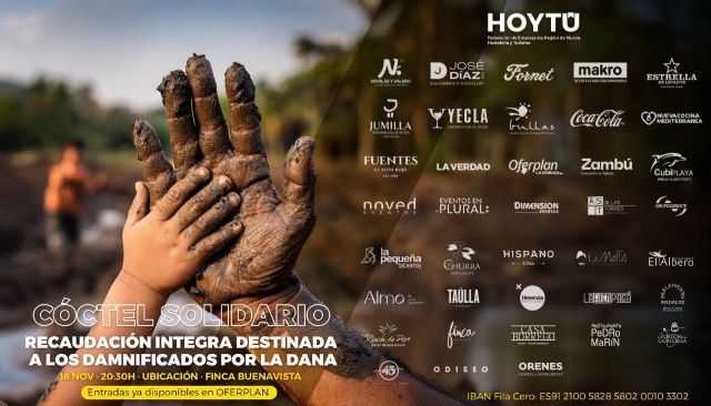 Todo listo para el gran cóctel solidario de HoyTú cuya recaudación será íntegra para los damnificados por la DANA - 1, Foto 1
