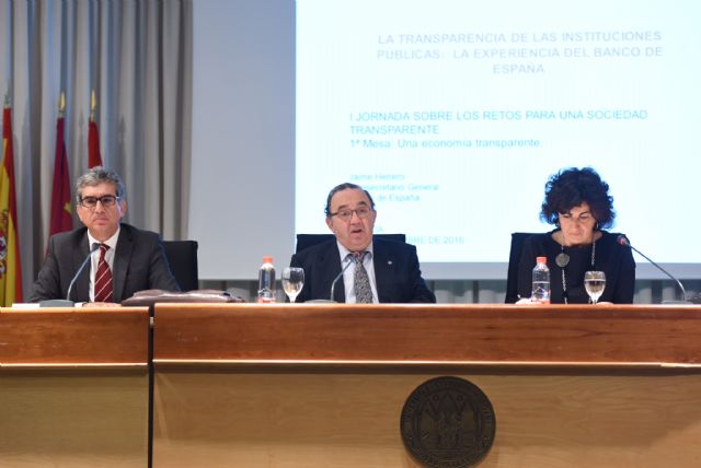 El rector Orihuela ofrece la colaboración de la UMU en la lucha por la transparencia y contra la corrupción - 2, Foto 2