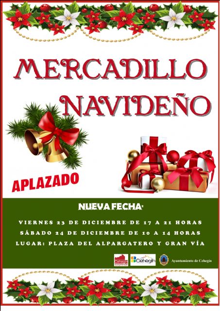 Aplazadas a nuevas fechas por la meteorología las actividades de Navidad del mercadillo y el taller de adornos navideños y ruta senderista infantil - 2, Foto 2