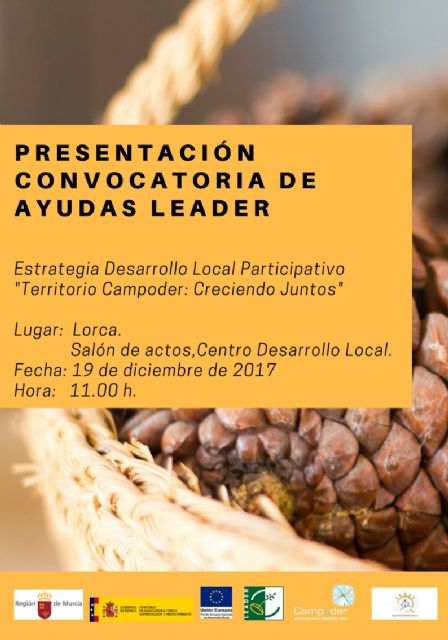 El Centro de Desarrollo Local acoge el martes la presentación de la convocatoria de ayudas LEADER del Programa de Desarrollo Rural de la Región de Murcia 2014 - 2020 - 1, Foto 1