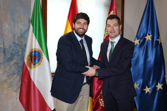 Fernando López Miras se reúne con el alcalde de Cehegín - 1, Foto 1