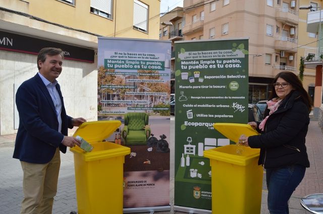 Fuente Álamo estrena campaña de reciclaje con nuevos contenedores en todo el municipio - 2, Foto 2