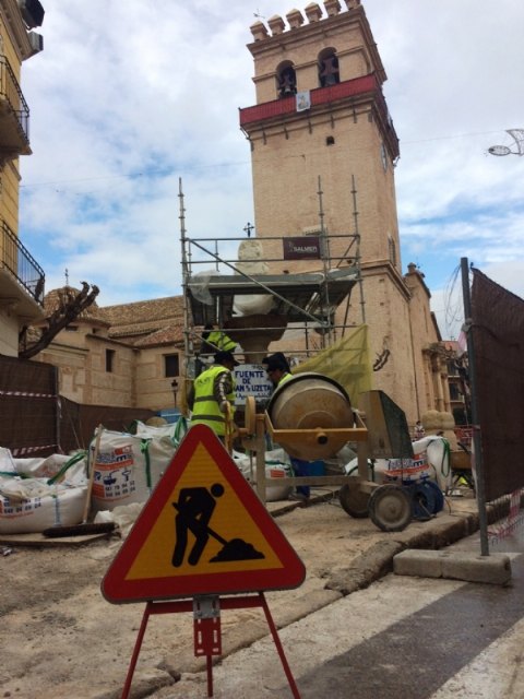 The restoration works of the Juan de Uzeta Fountain will be inaugurated on December 28, Foto 5