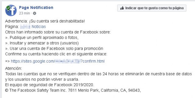 Nueva estafa a la vista, esta vez a través de páginas falsas de Facebook - 2, Foto 2