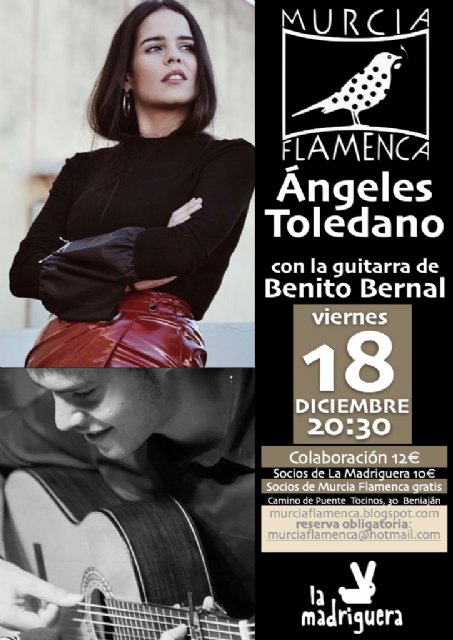Ángeles Toledano en Murcia Flamenca, el viernes 18 de diciembre - 1, Foto 1