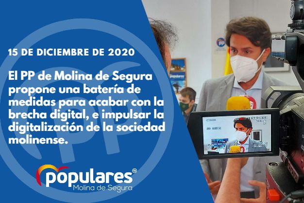 El PP de Molina de Segura propone una batería de medidas para acabar con la brecha digital, e impulsar la digitalización de la sociedad molinense - 1, Foto 1