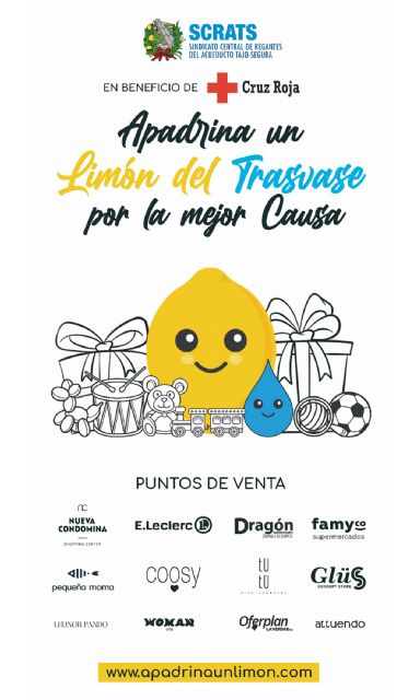 Apadrina un limón del Trasvase vuelve para regalar una Navidad más amable a los niños de familias en riesgo de exclusión social - 1, Foto 1