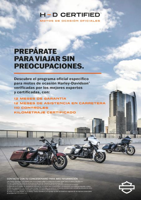 Harley-Davidson spi lanza el programa certified™ para motocicletas de segunda mano - 2, Foto 2