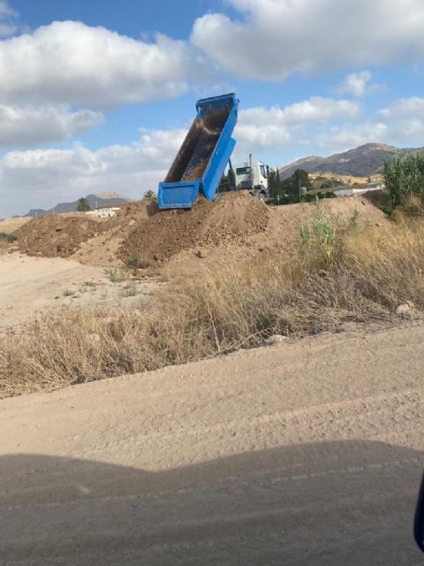 Vecinos de La Hoya vuelven a advertir del riesgo grave de avenidas que sufre un paraje de esa pedanía - 1, Foto 1