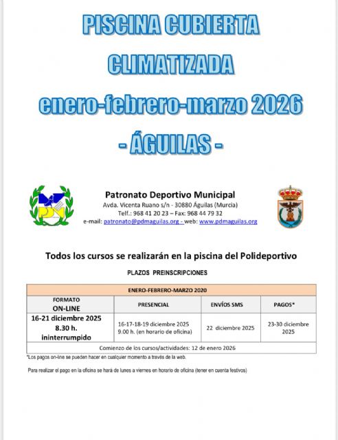 Mañana se abre el plazo de preinscripción en los cursos de natación que vuelven a la piscina del Polideportivo - 2, Foto 2