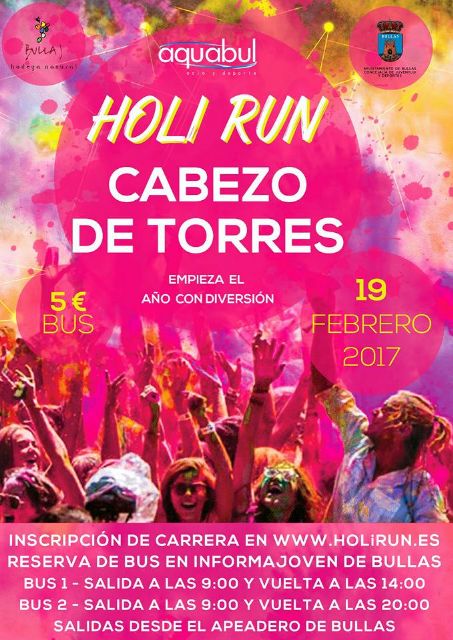 Aquabul viaja a Cabezo de Torres a la carrera de los colores - 1, Foto 1