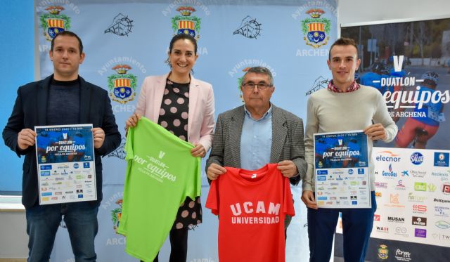 Presentada la V edición del Campeonato Regional de Duatlón por equipos Villa de Archena - 1, Foto 1