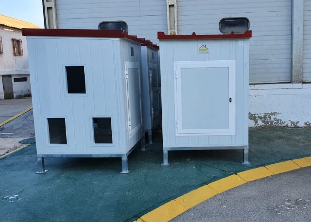 El Ayuntamiento de Alcantarilla instala las primeras seis casetas para albergar a los gatos de colonias felinas - 3, Foto 3