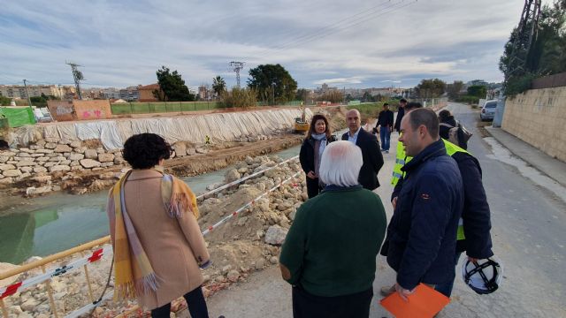 Prosiguen a buen ritmo las obras de reparación del puente de El Paraje sobre el río Segura, que une los municipios de Molina de Segura y Alguazas - 4, Foto 4