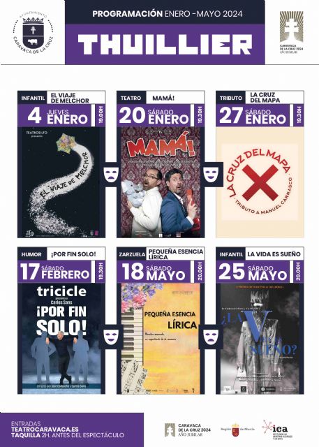 El Teatro Thuillier de Caravaca renueva su programación dentro del Circuito Profesional de Artes Escénicas y Música de la Región de Murcia - 2, Foto 2