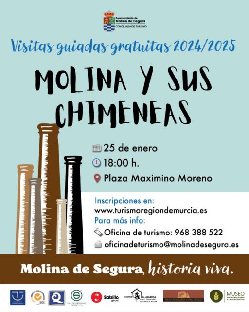 La Concejalía de Turismo organiza la visita guiada gratuita MOLINA Y SUS CHIMENEAS el sábado 25 de enero - 1, Foto 1