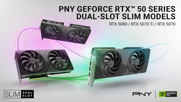 PNY anuncia nuevos modelos Slim de doble ranura para la serie NVIDIA® GeForce RTX™ 50 - 2, Foto 2