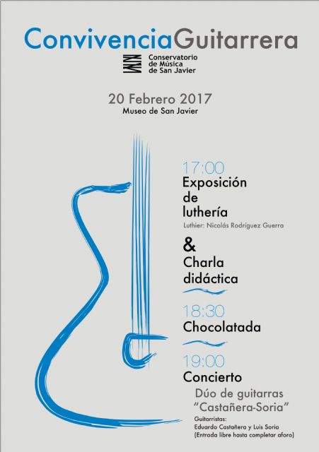 San Javier acoge la Convivencia Guitarrera 17 con exposición de luthería, charla y un concierto del dúo Castañera-Soría - 3, Foto 3
