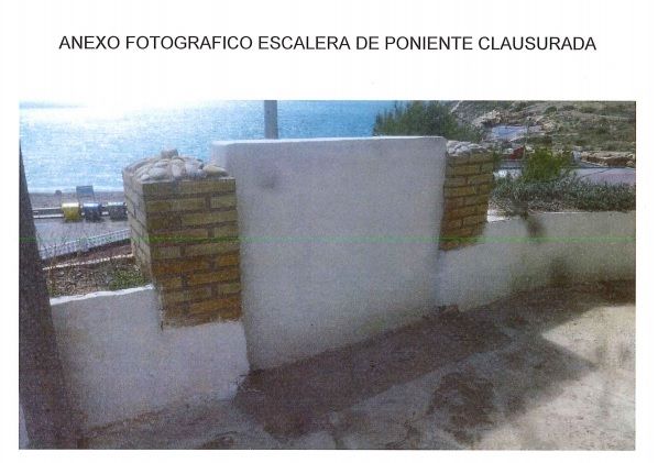 Padín: la escalera que une la zona alta y baja de El Portús sigue clausurada y sin catalogar desde hace más doce años - 1, Foto 1