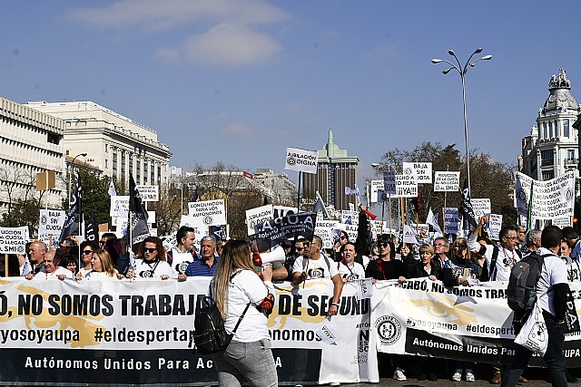Autónomos de toda España exigen mejoras laborales en una manifestación en Madrid - 1, Foto 1