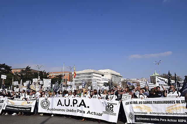 Autónomos de toda España exigen mejoras laborales en una manifestación en Madrid - 2, Foto 2