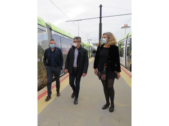 Tranvía de Murcia mostrará el viñedo de la DOP Jumilla durante los próximos seis meses - 1, Foto 1