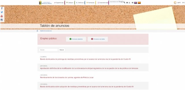Las ofertas de empleo pblico, nueva seccin en la web municipal, Foto 1