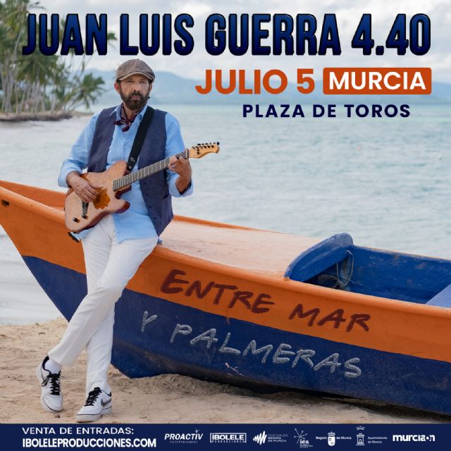 Juan Luis Guerra regresa a la Plaza de Toros de Murcia con su nueva gira “Entre mar y palmeras” - 2, Foto 2