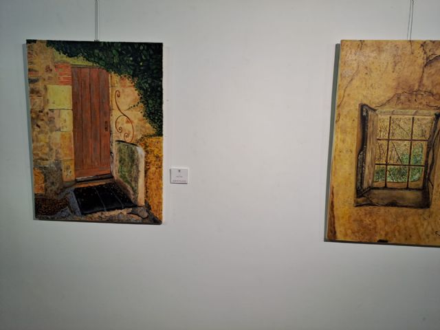 Muestra de pintura al leo 