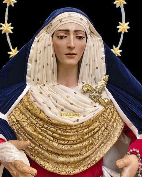 Sevilla. Coincidiendo con el inicio de la Cuaresma, la Virgen de la Esperanza luce en su Altar el atavío que se conoce popularmente como “de hebrea Cuaresma 2020: La Esperanza de Oviedo se viste de hebrea - 2, Foto 2