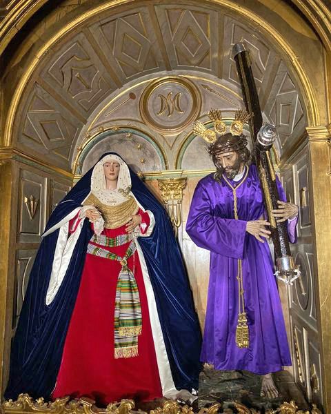 Sevilla. Coincidiendo con el inicio de la Cuaresma, la Virgen de la Esperanza luce en su Altar el atavío que se conoce popularmente como “de hebrea Cuaresma 2020: La Esperanza de Oviedo se viste de hebrea - 4, Foto 4