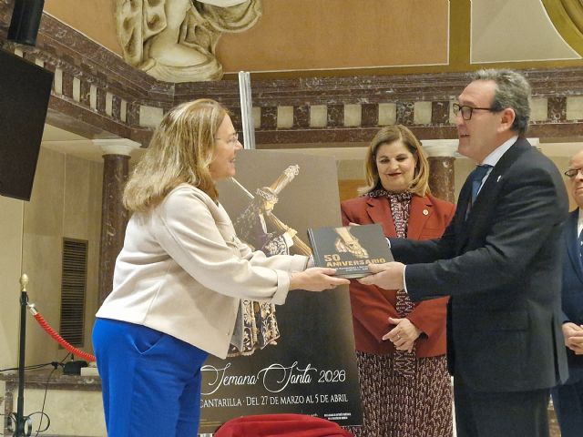 La Asamblea Regional acoge la presentación del cartel de la Semana Santa 2026 de Alcantarilla - 2, Foto 2